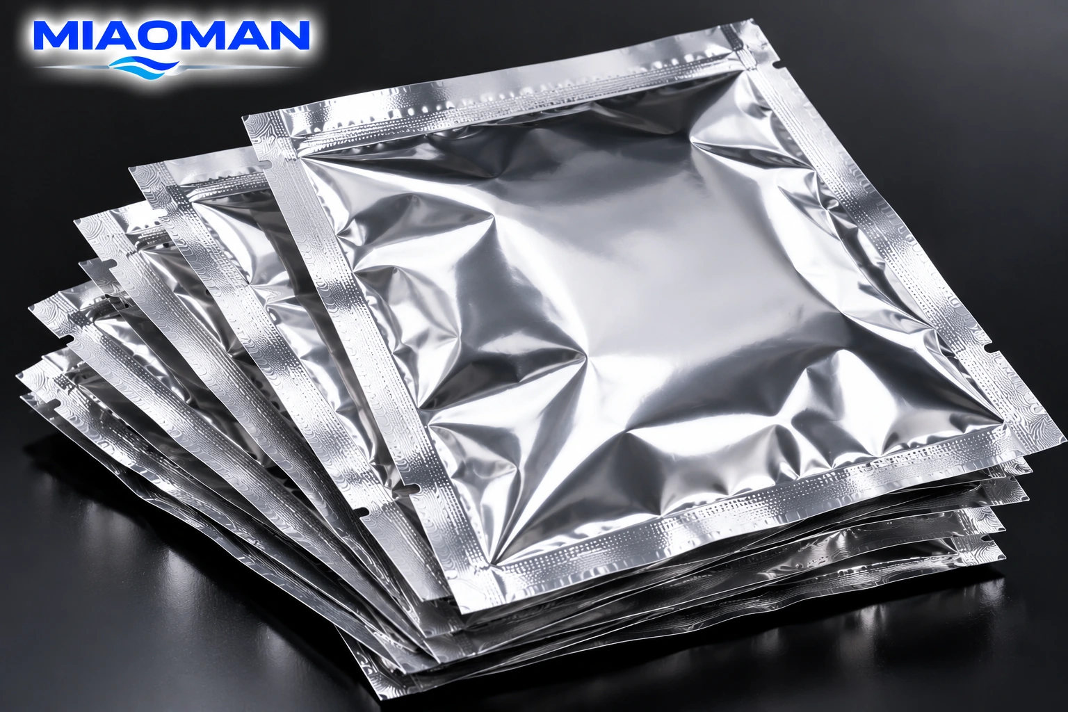 Aluminium foil pouch samples