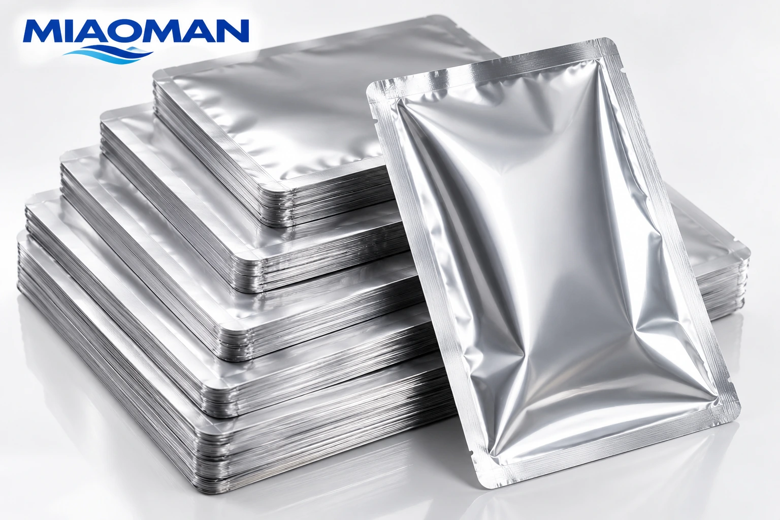 Aluminium foil pouch samples